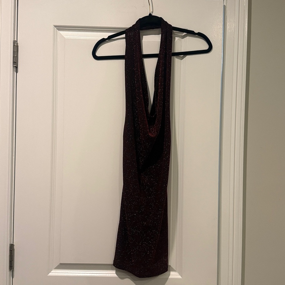 NWOT -Gorgeous Red Halter Dress!